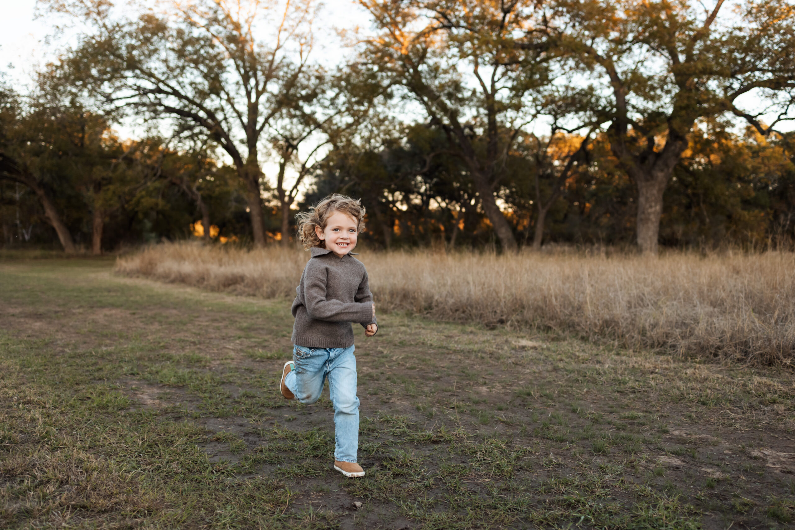 little boy running family photography Boerne tx